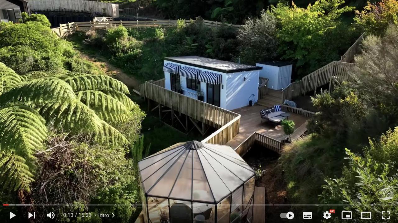 Tiny House With Greenhouse Dining Lower Hutt Esterno foto
